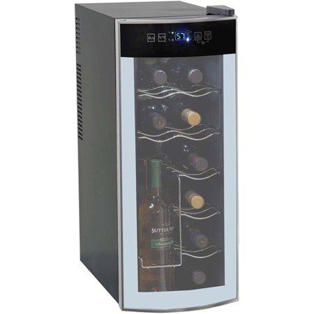 Avanti Quiet 12-Bottle Thermoelectric Counter-top Wine Cooler - Stores Open Bottles!
