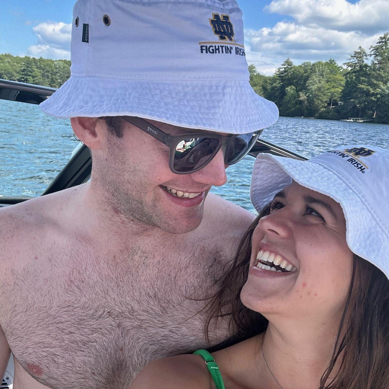 Dan is jealous of her tan
