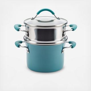 Cucina Nonstick Covered Multi-Pot Set with Steamer