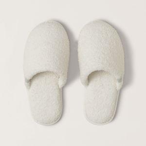 White CozyChic Slipper in Medium