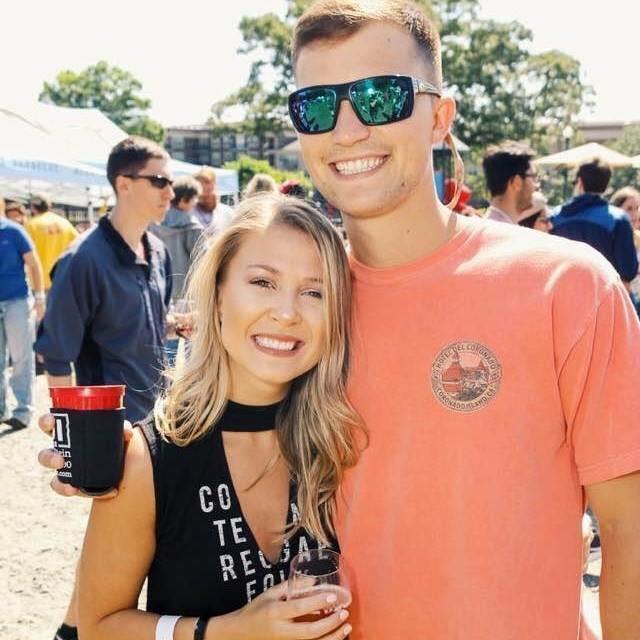In our element, date day at the Beer and Wine festival