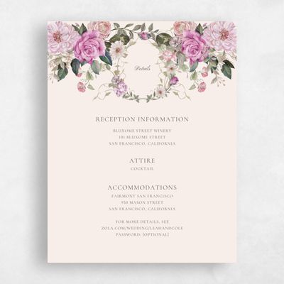 Linen, Purple Wedding Enclosure - Trellis