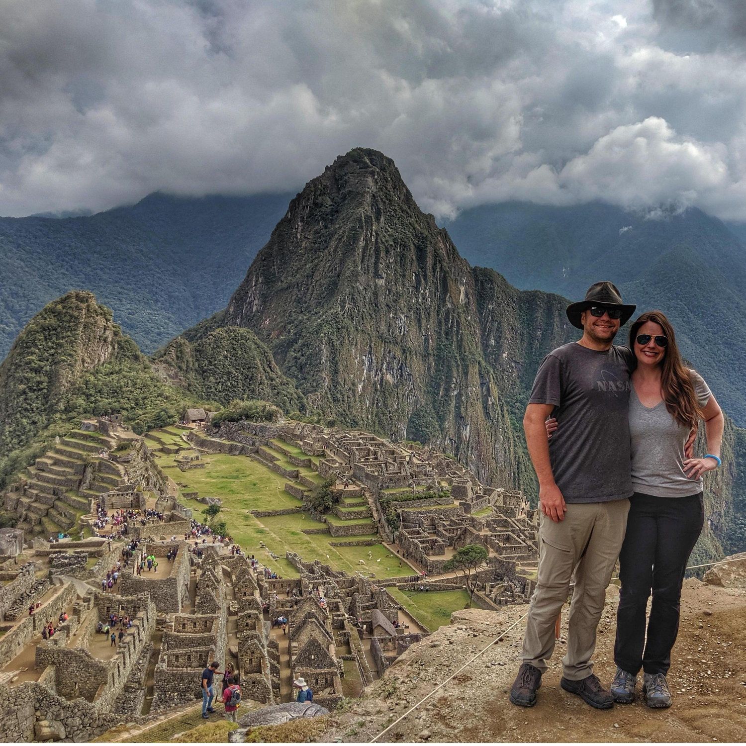It doesn't even look real, does it?! Taking in the sights at Machu Picchu, Peru
