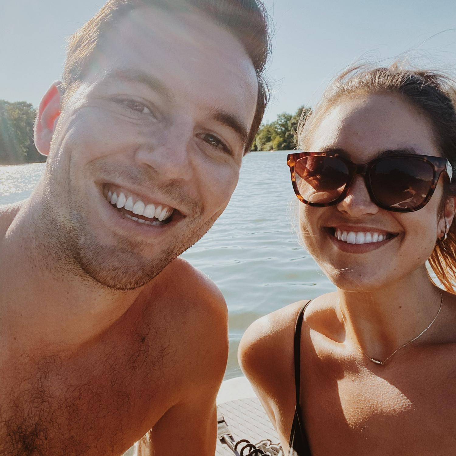Paddle boarding on Lady Bird Lake in Austin!