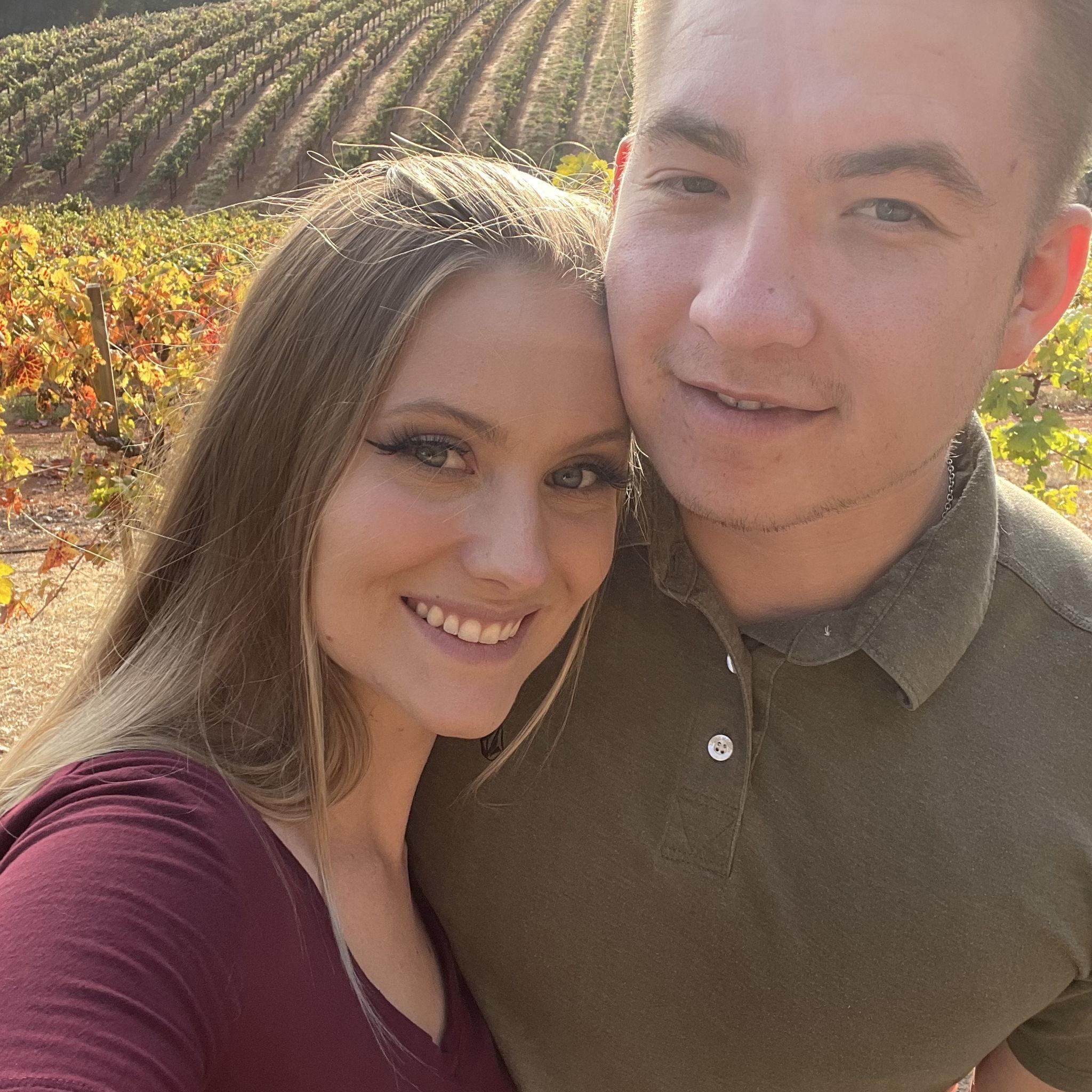 Apple Hill First Wine Tour Together