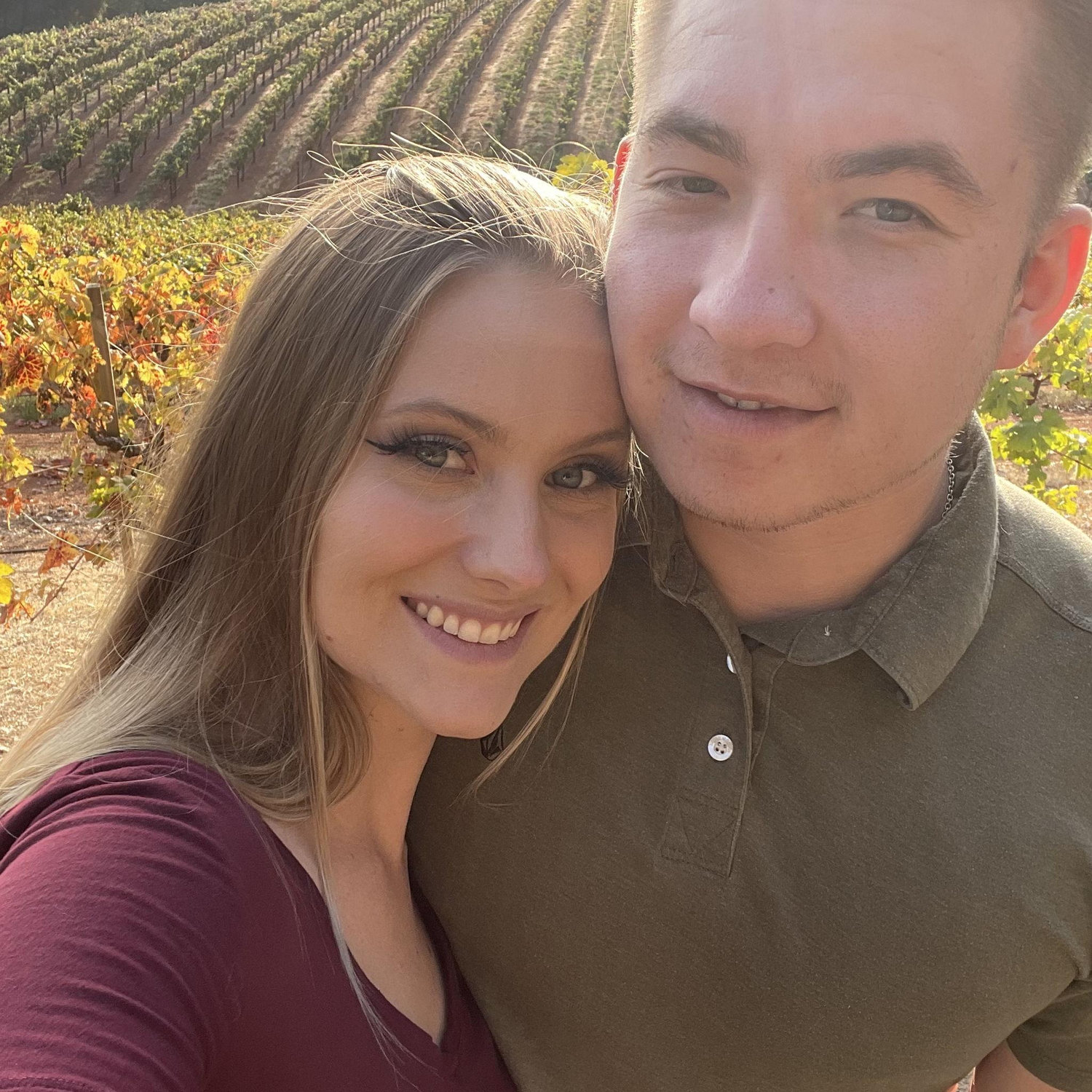 Apple Hill First Wine Tour Together