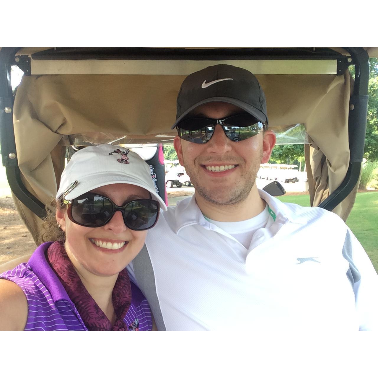 Our First Time Golfing Together - July 21, 2017
