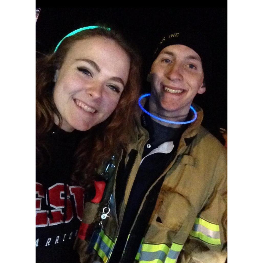 At the Topton halloween parade with the FD