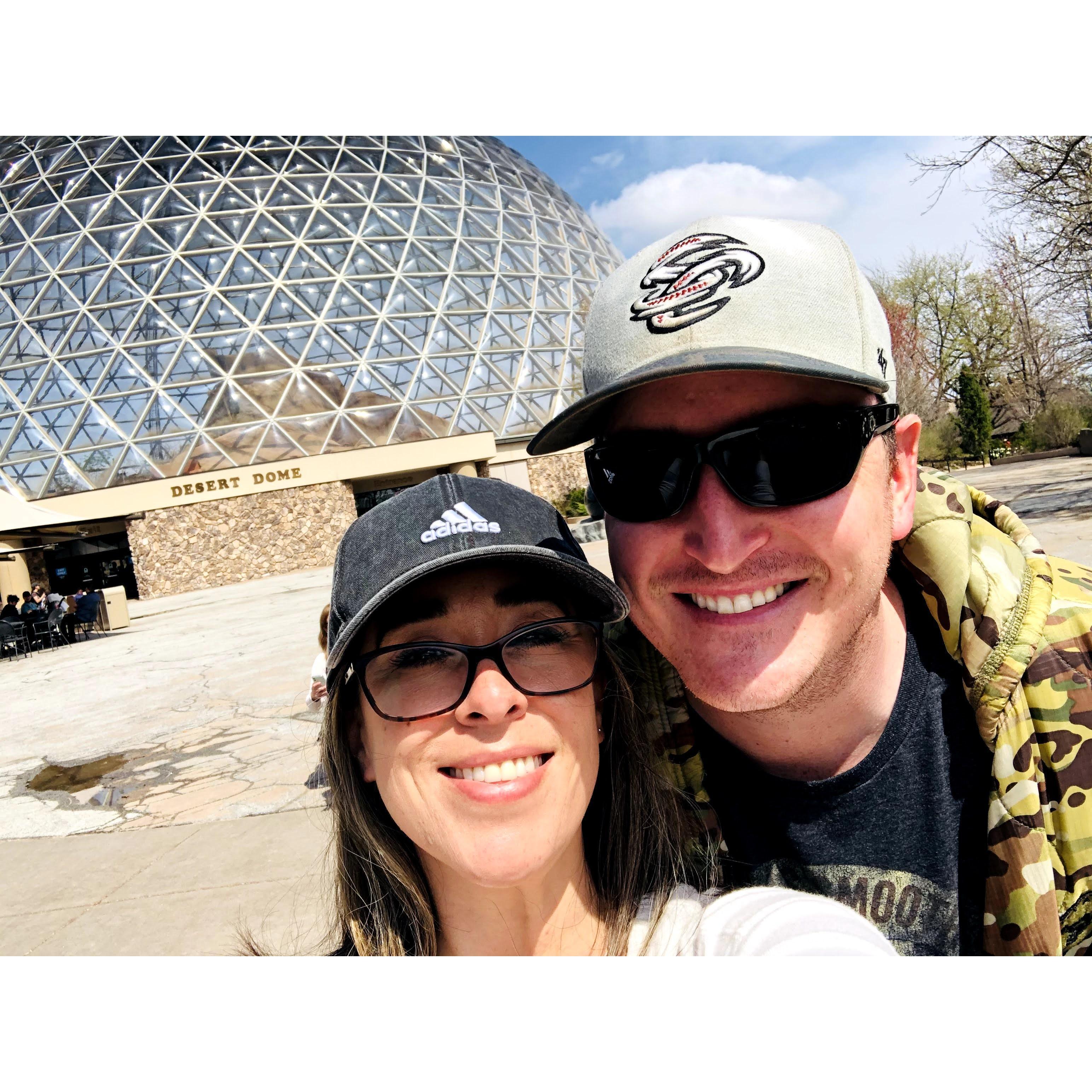 Where: Omaha's Henry Doorly Zoo and Aquarium 
When: April 6, 2021 
Why: Exploring Omaha, NE when I went out to visit Andy