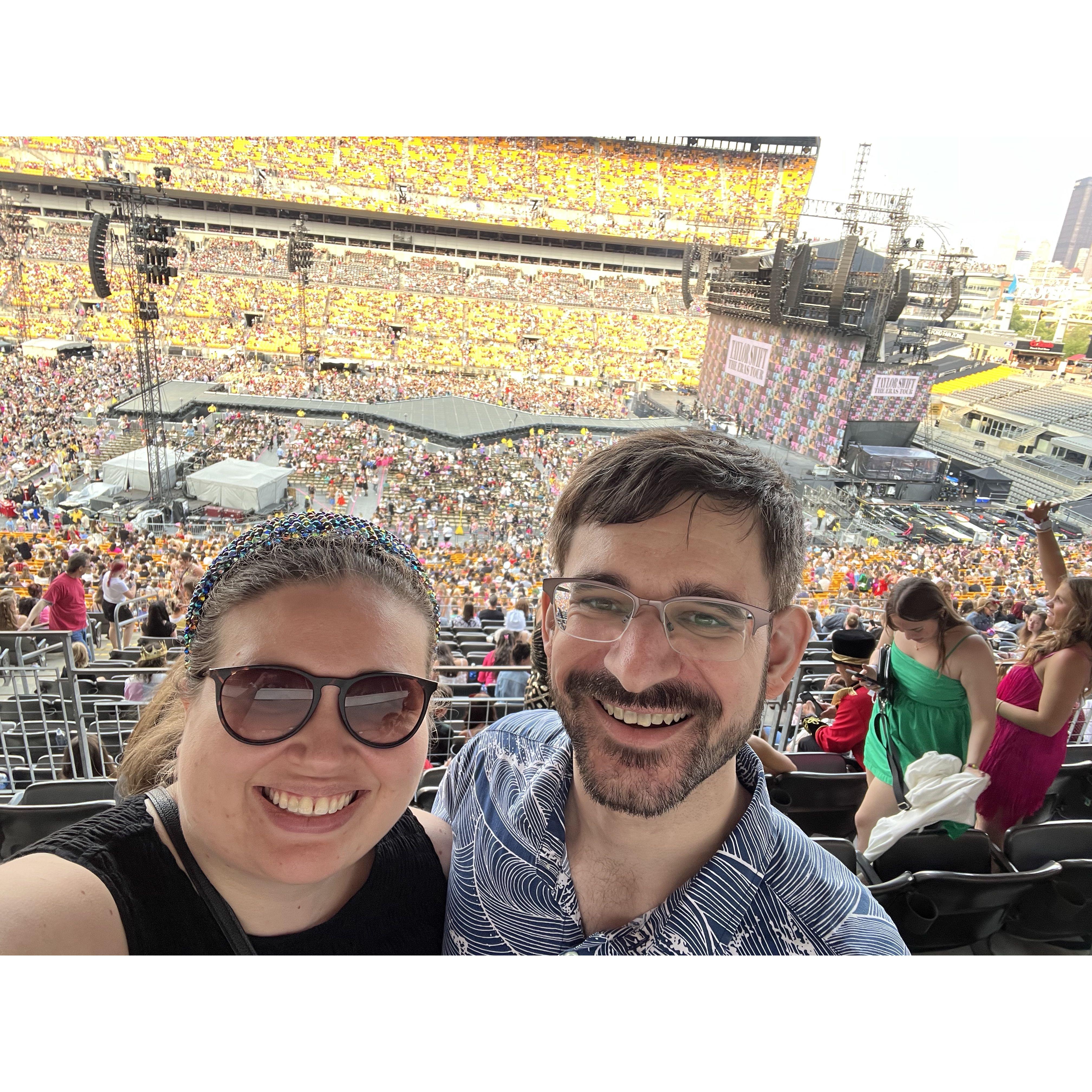 Taylor Swift's The Eras Tour in Pittsburgh, Pennsylvania in June 2023.