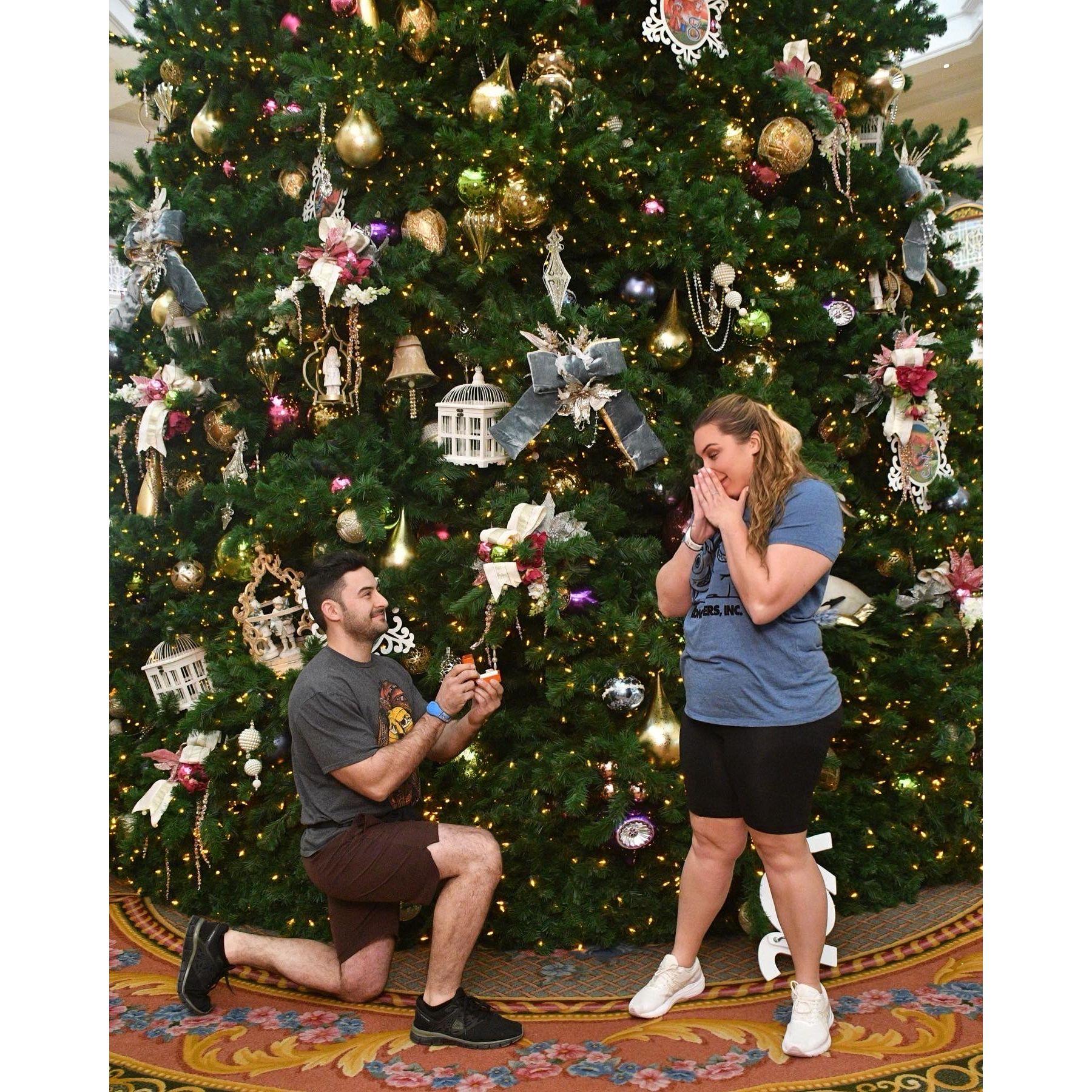 He asked, she said YES!