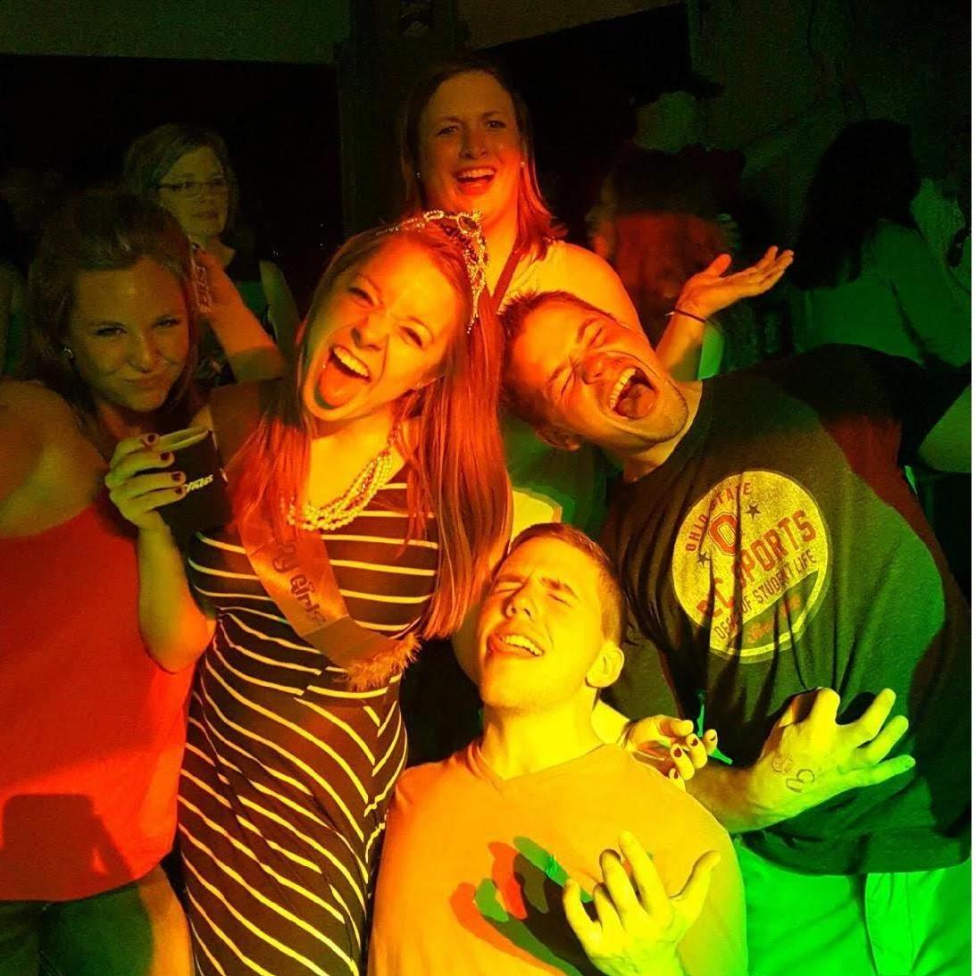 Summer's 21st birthday party with several folks in the wedding party. Whether it is a birthday or a wedding, our friends are always there to help us celebrate.