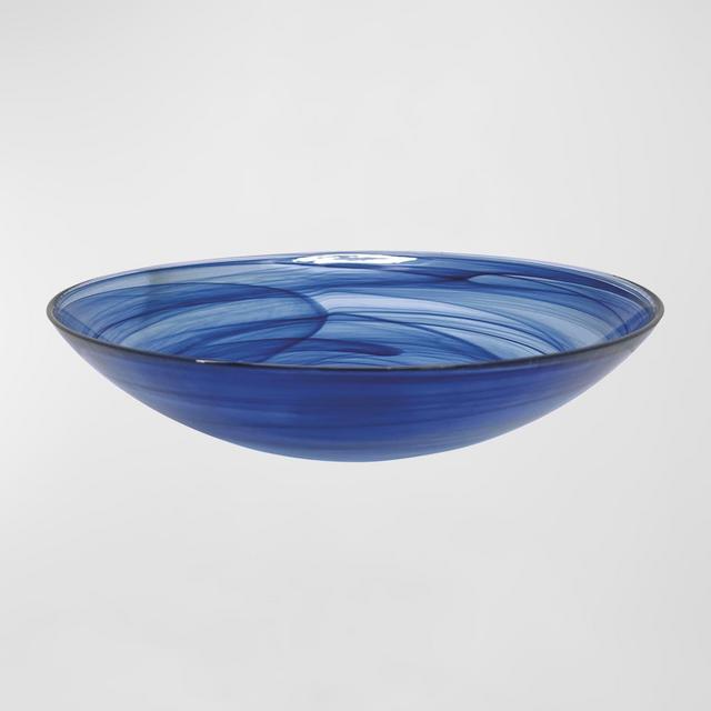 Alabaster Cobalt Serving Bowl