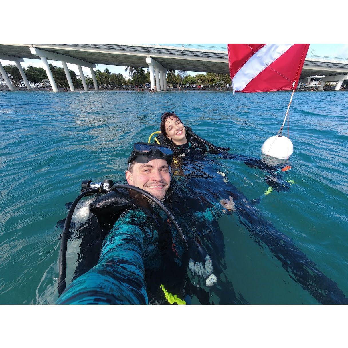 We love diving at BHB... even when the viz ain't so good!