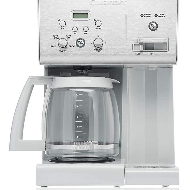 Cuisinart CHW-12CGR 12-Cup Programmable Coffeemaker Plus Hot Water System, Light Grey