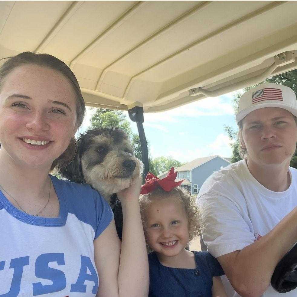 We love our family golf cart rides