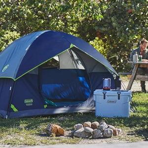 Coleman Sundome 4-Person Tent with Rainfly, Weatherproof Tent Sets Up in 10 Mins
