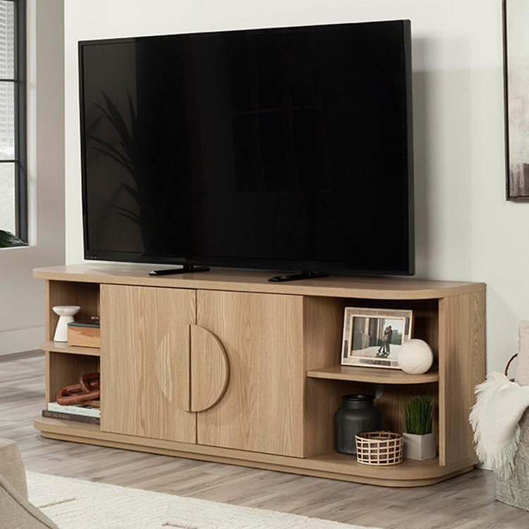 Sauder, Modern TV Credenza with Doors | Zola