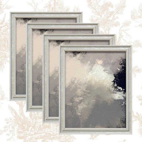 WHITE 12x12 - Frames - Set of 4
