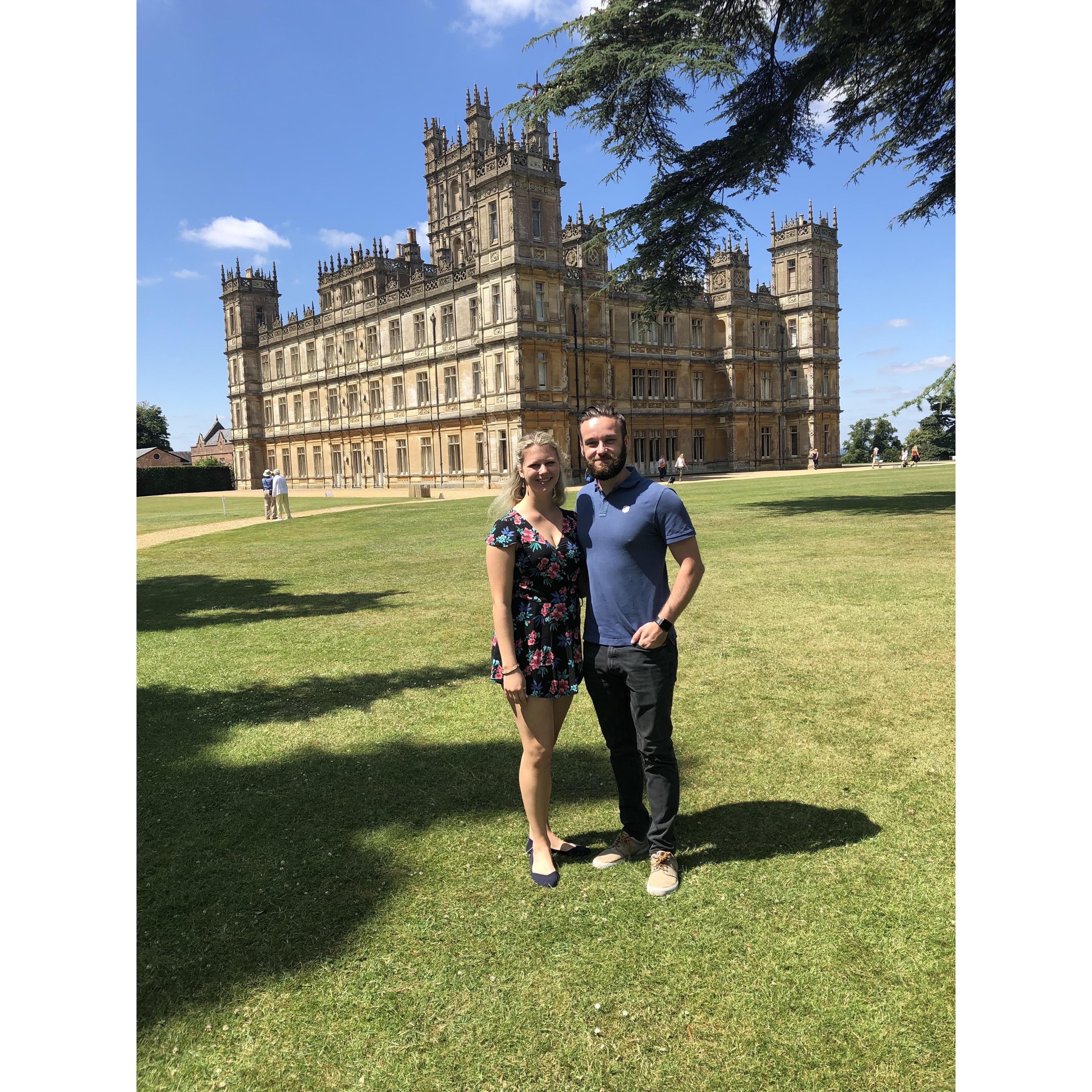 Ashley's family's first trip to England where we visited the famous Highclere Castle from Downton Abbey.