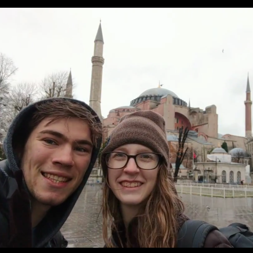 Day trip at the Hagi Sophia in Turkey.