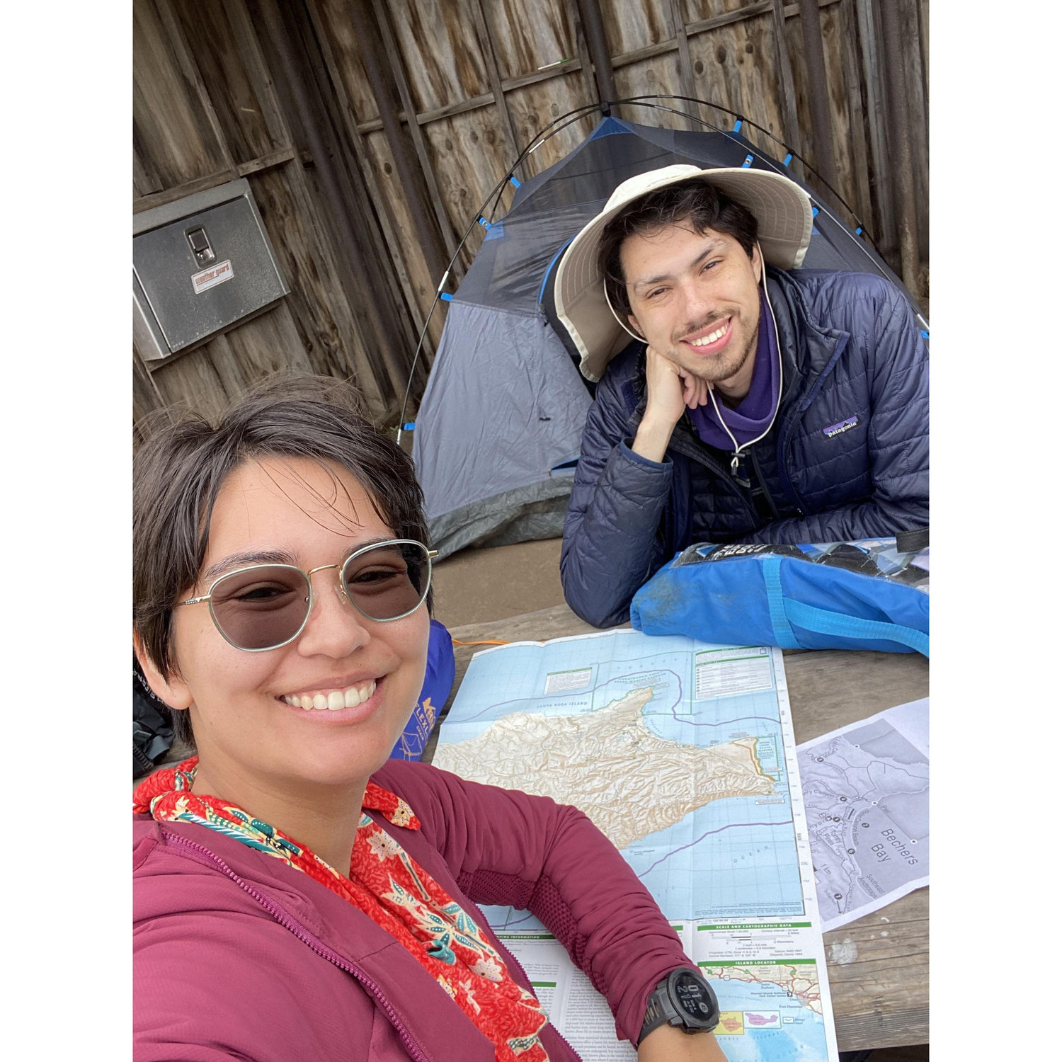Santa Rosa Island! Our first and somehow only backpacking trip we've done together so far???