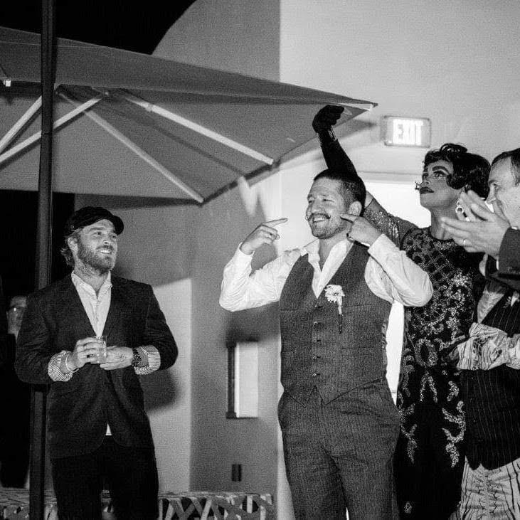 The mustache almost won him Prom King.