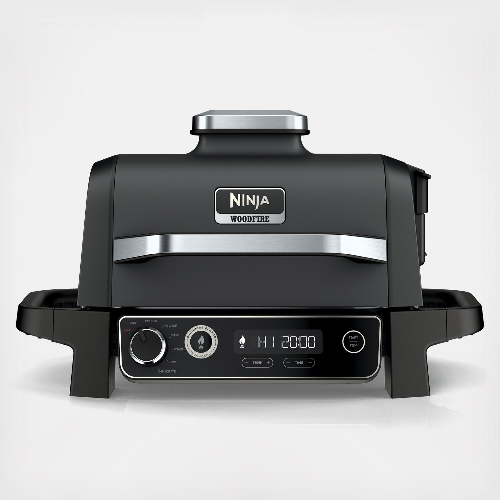 Ninja Woodfire Pro Outdoor Grill & Smoker with Built-In Thermometer, 7-in-1  Master Grill, BBQ Smoker, Air Fryer, Bake, Roast, Dehydrate, Broil, Ninja