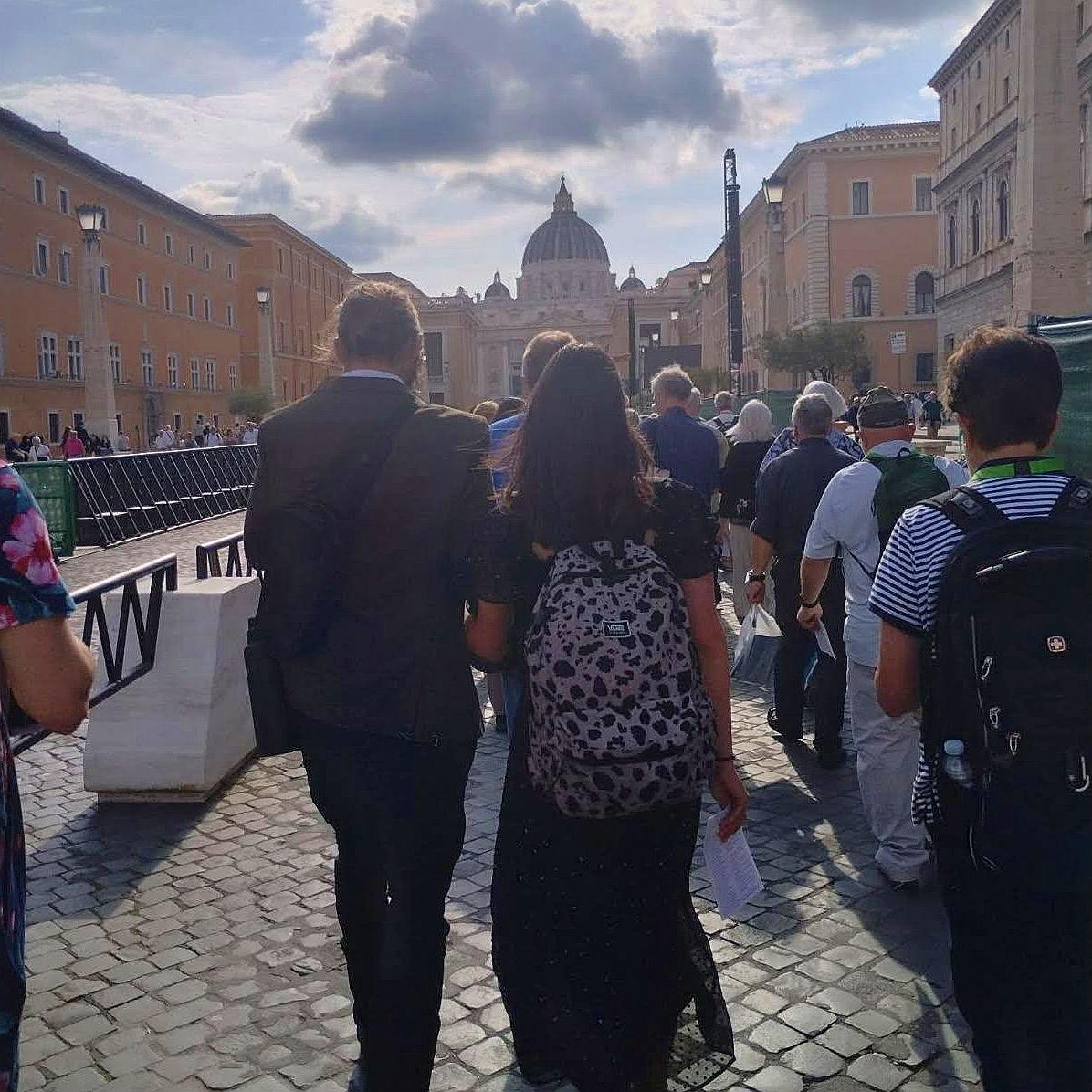 On pilgrimage in Rome