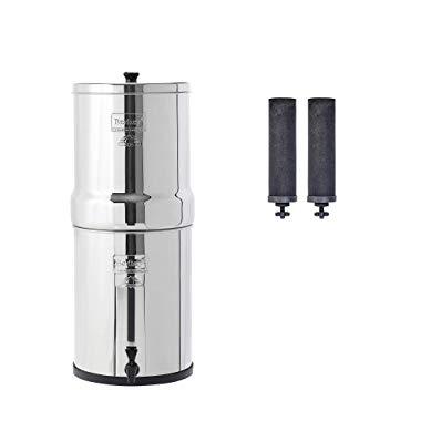 Royal Berkey Gravity-Fed Water Filter with 2 Black Berkey Purification Elements