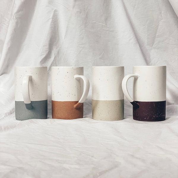 Mora Ceramics Coffee Mug - Assorted Colors - Set of 4
