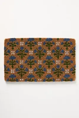 Laura Block Printed Coir Doormat