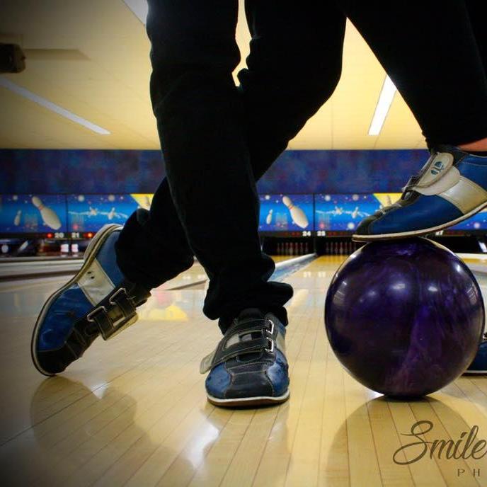 We try to go bowling every Monday as a Date. Photocred Smile At Me Photography