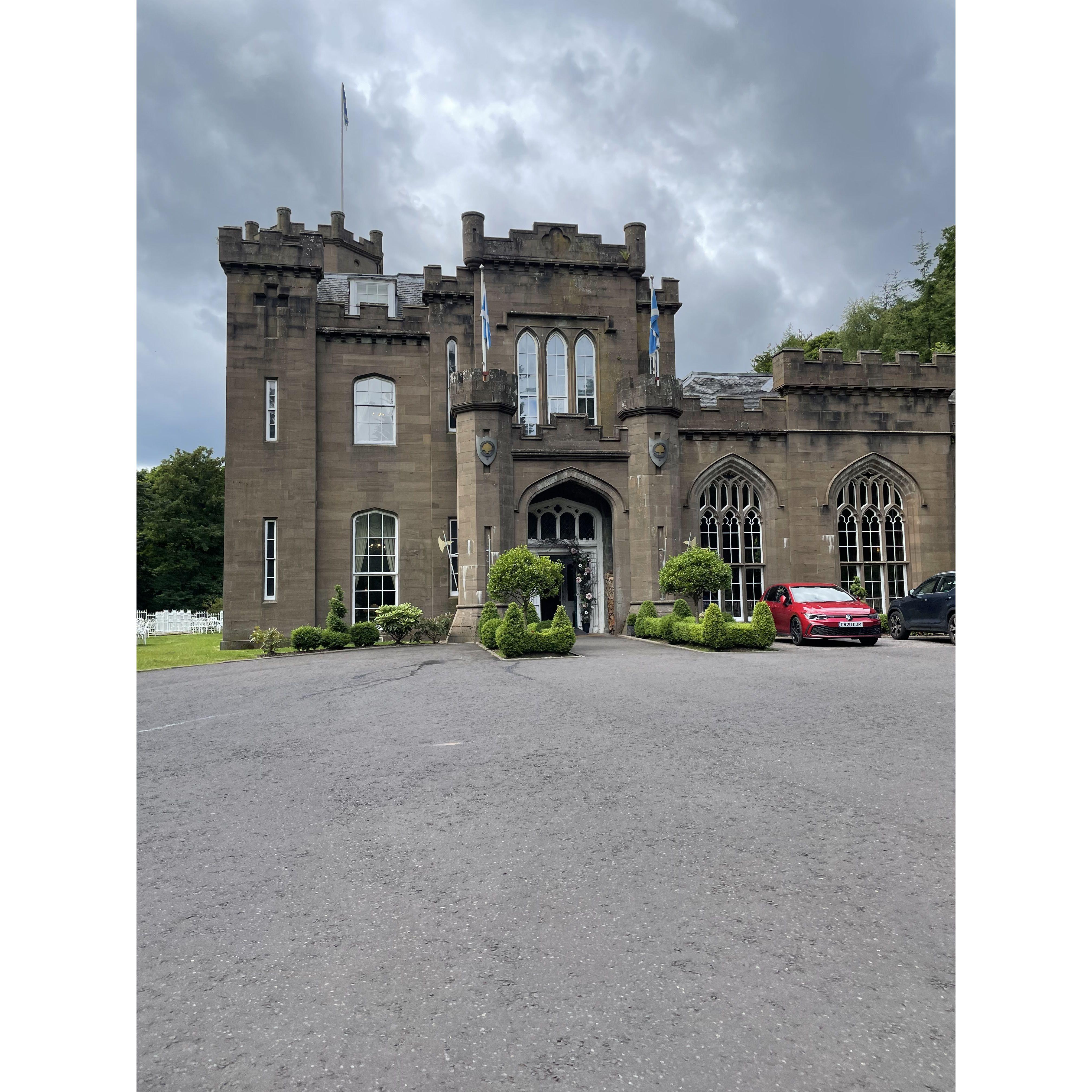 The first time we viewed Drumtochty Castle and knew it was the one!
