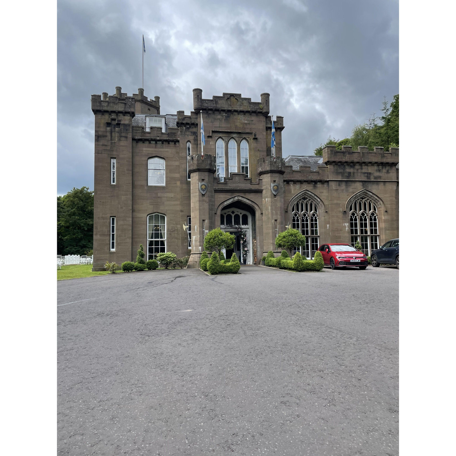 The first time we viewed Drumtochty Castle and knew it was the one!