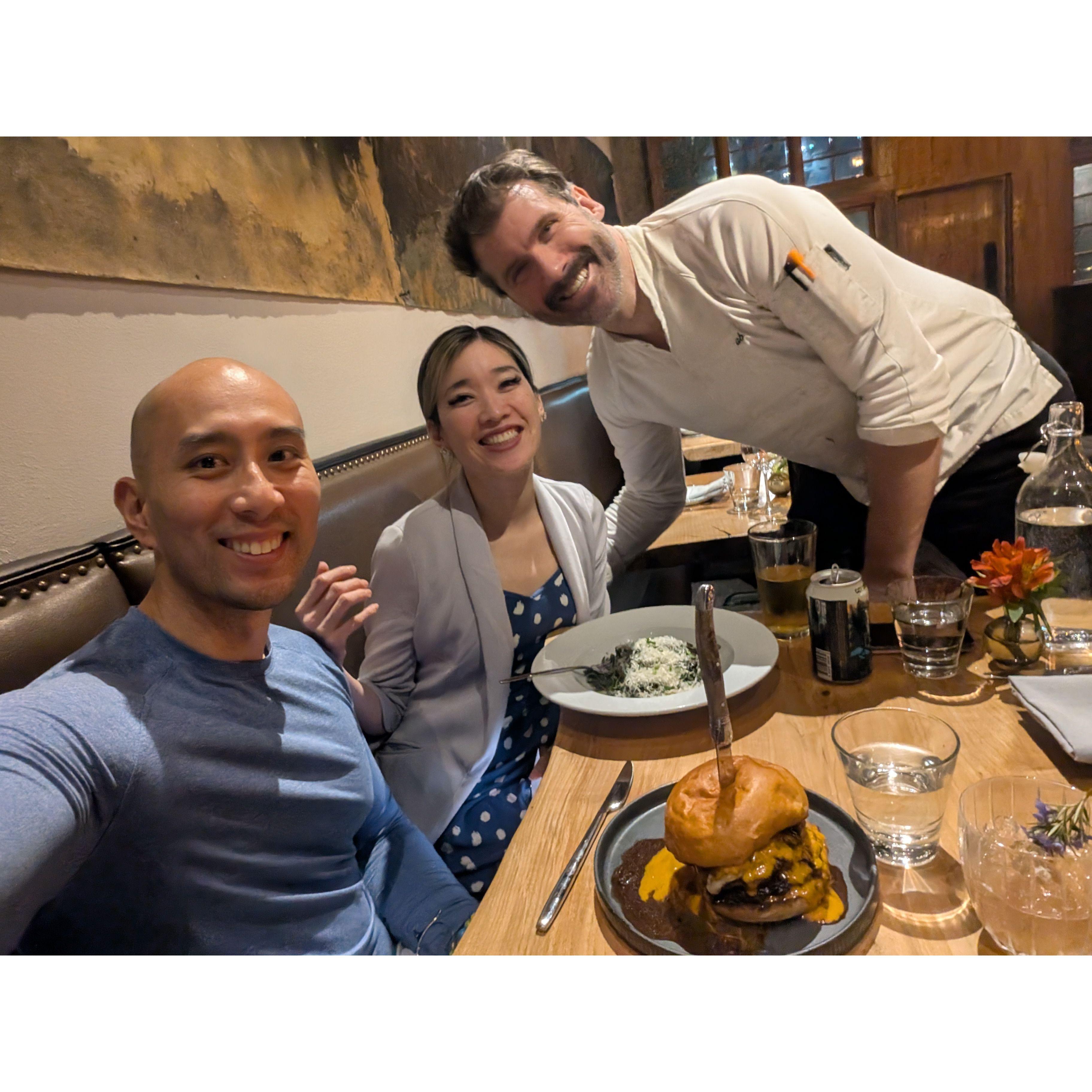 VIP Treatment at our favorite Restaurant