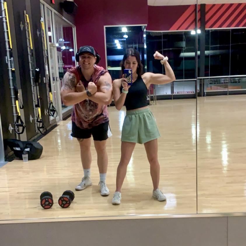 Our typical gym date shenanigans!