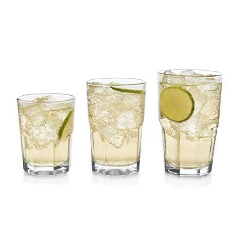 Libbey Stonehenge 30-Piece Tumbler, Rocks and Juice Glass Set