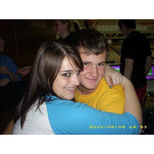 The first picture of us together. 2010.