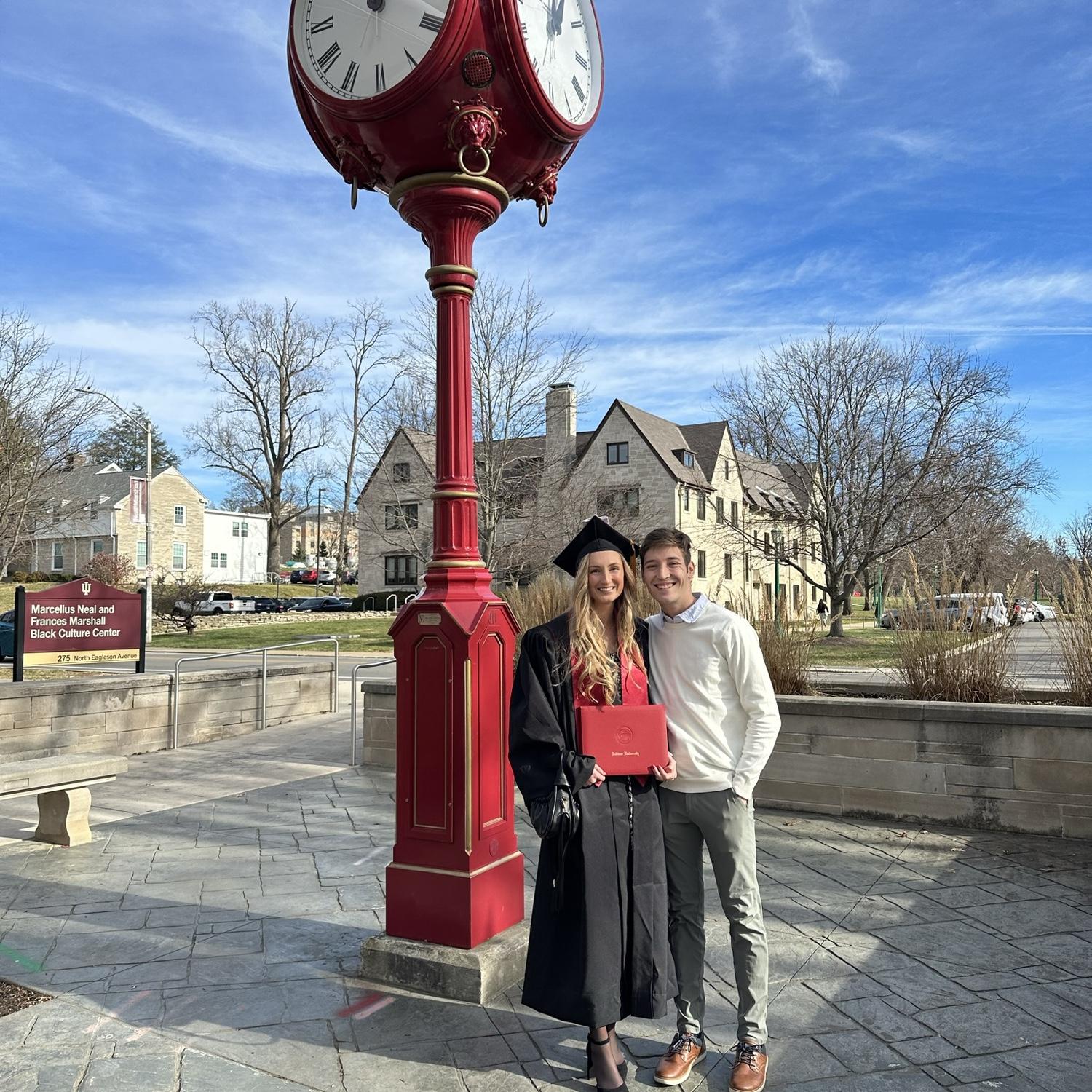 Claire graduated from nursing school, a journey that Charlie supported her through every step of the way.
