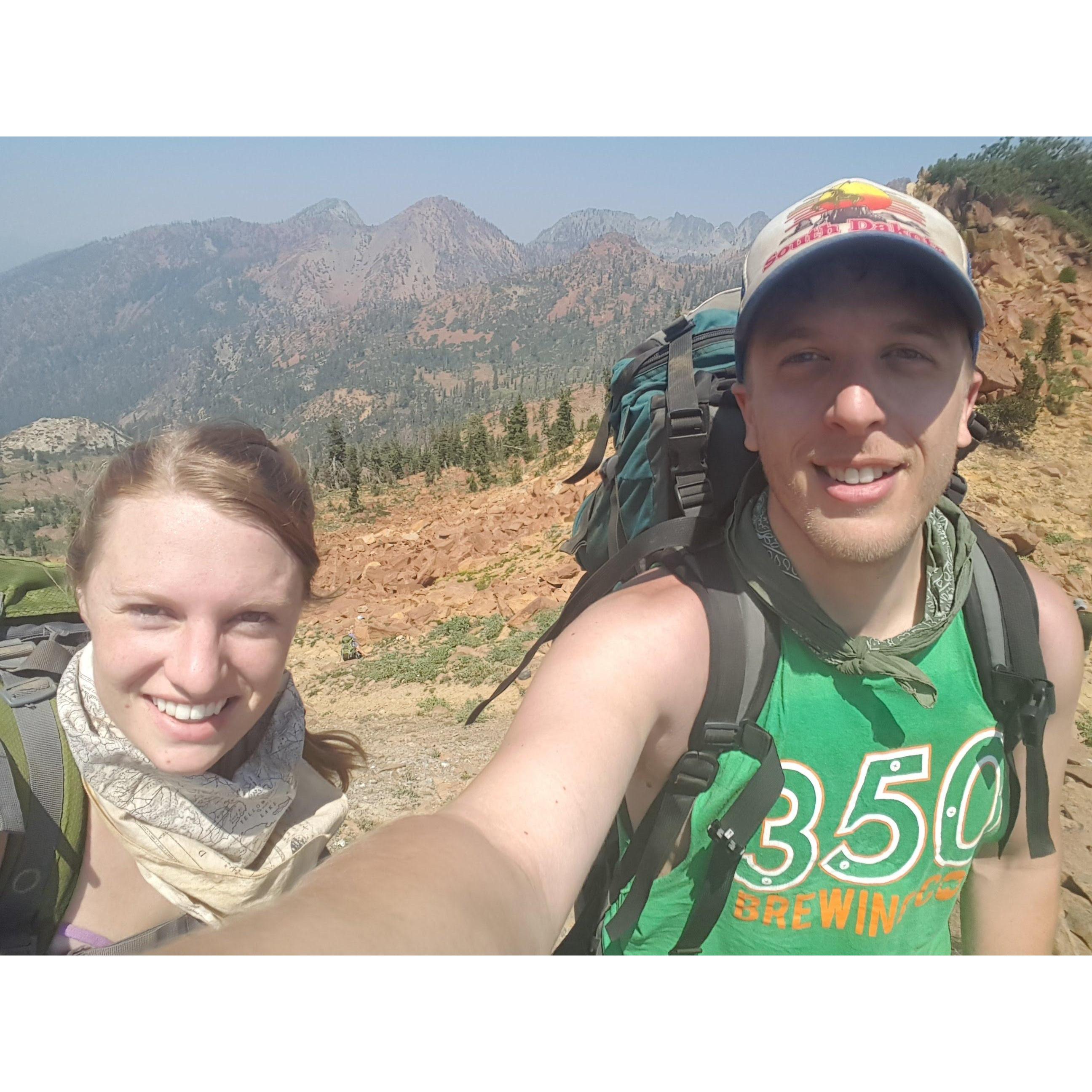 We made it to the top of the pass! Good work!