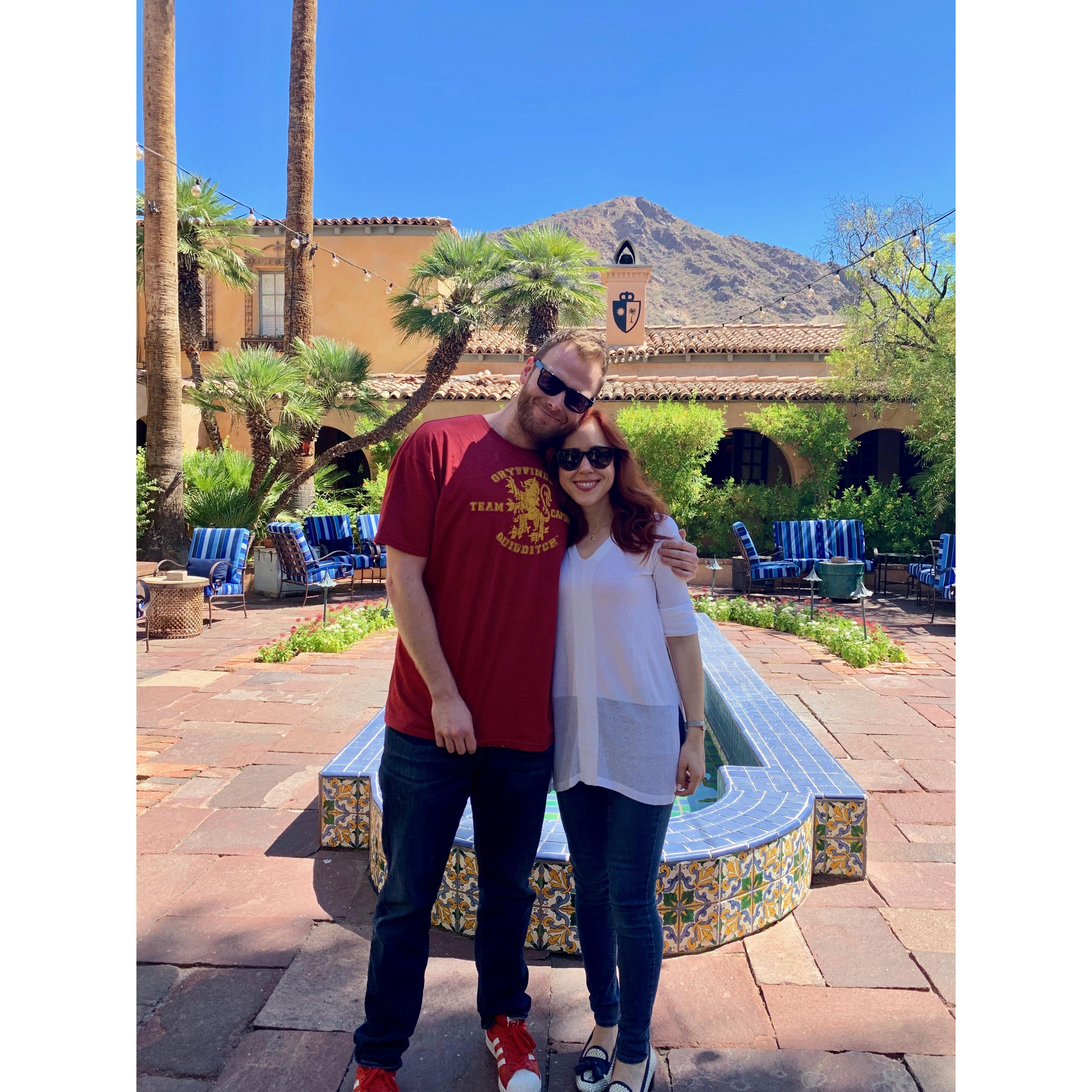 Taken on July 5, 2019 on our last-minute 4th of July road trip to Scottsdale, Arizona. We embarked on a quest to get Shawn's grandparents a new parrot.