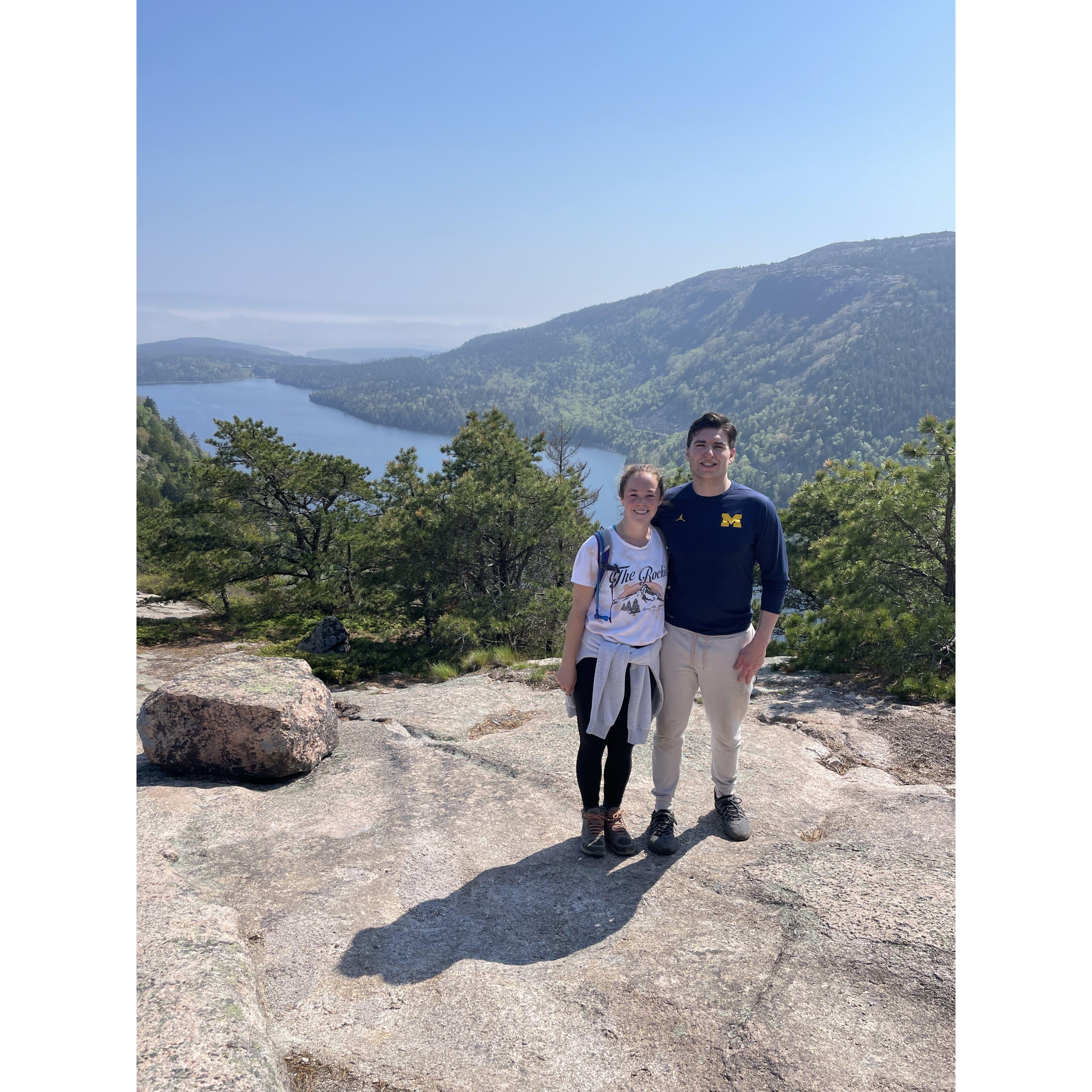 First trip together; we went to Bar Harbor/ Acadia National Park