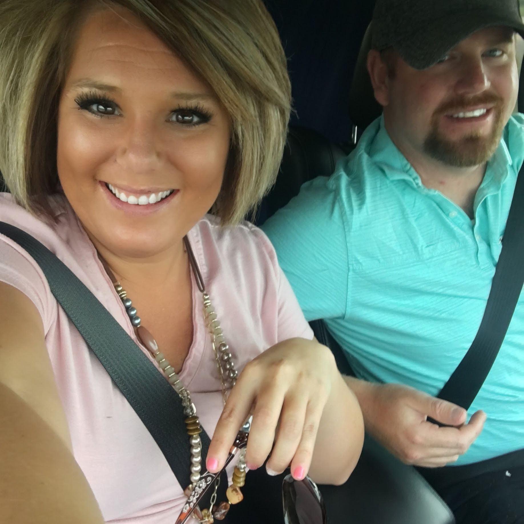 On our way to our very first getaway together... just the two of us.