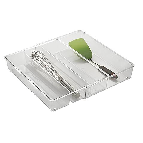 InterDesign® Linus Acrylic Expandable Drawer Organizer