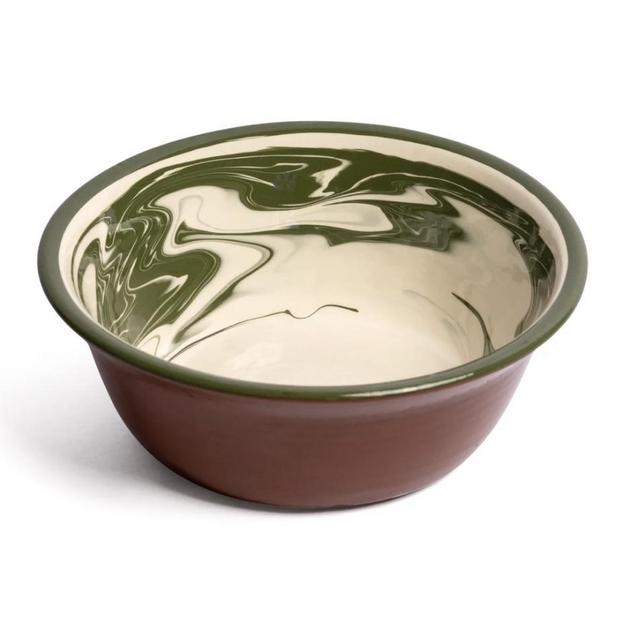 Marbre Large Bowl - Green