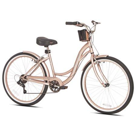 Kent 26" Women's, Bayside Cruiser Bicycle, Gold