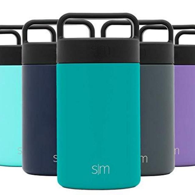 16oz Vacuum Insulated Food Jar with Handle Lid- Teal