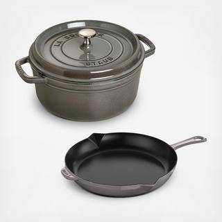 3-Piece Cocotte and Fry Pan Set