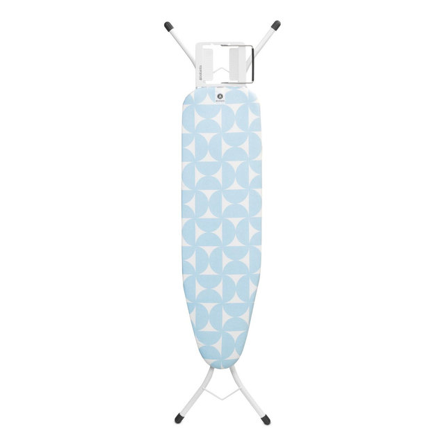 Ironing Board A, 43 x 12" 110 x 30 Centimeter with Steam Iron Rest, 0.9" 22 Millimeter and Frame